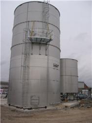 Bau Abwassertanks für Anaerobanlage, Vorversäuerung, UASB-Reaktor